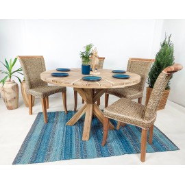 Round garden table Dafi, teak