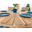 Round garden table Dafi, teak