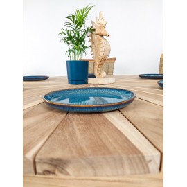 Round garden table Dafi, teak