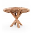 Round garden table Dafi, teak