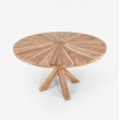 Round garden table Dafi, teak