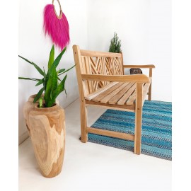 Garden teak bench Wakana 180 cm