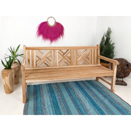 Garden teak bench Wakana 180 cm