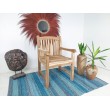 Wakana armchair, garden chair, Teak wood