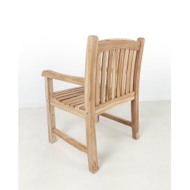 Wakana armchair, garden chair, Teak wood