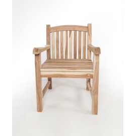 Wakana armchair, garden chair, Teak wood