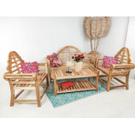 Tirawa armchair, garden chair, Teak wood