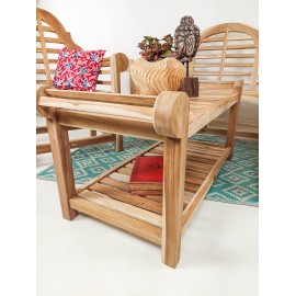 Tirawa armchair, garden chair, Teak wood