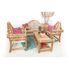 Tirawa armchair, garden chair, Teak wood