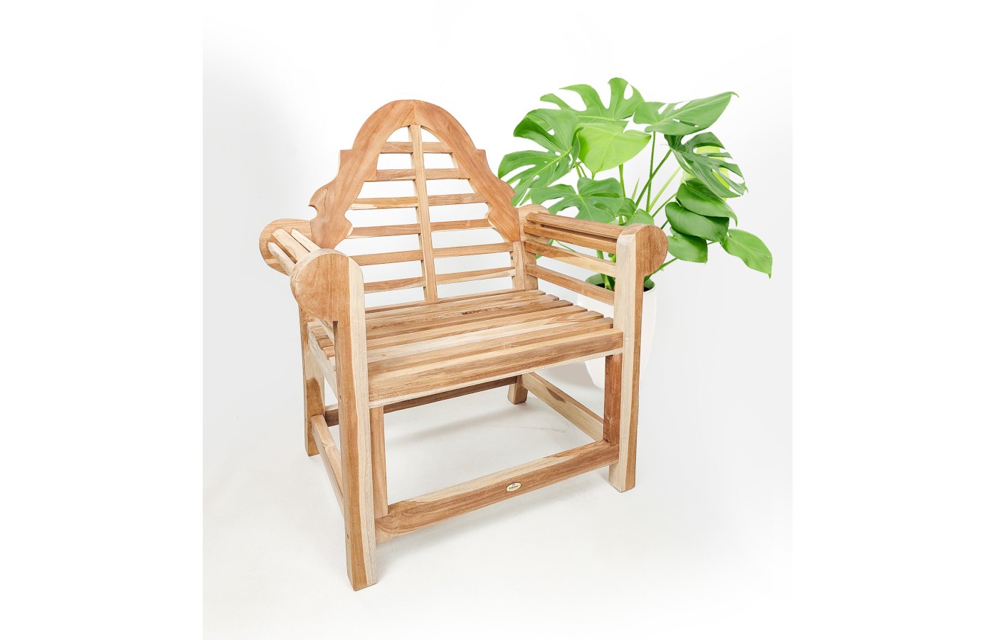 Tirawa armchair, garden chair, Teak wood