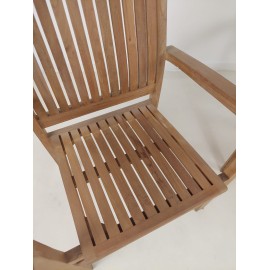 OUTLET Set of 2 Garden  Chair Badal - exotic Teak wood