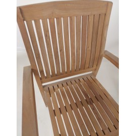 OUTLET Set of 2 Garden  Chair Badal - exotic Teak wood