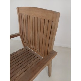 OUTLET Set of 2 Garden  Chair Badal - exotic Teak wood