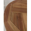 OUTLET Stół ogrodowy okrągły Andir składany - 50/75 cm Teak---