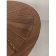 OUTLET Round garden table Matahari, teak