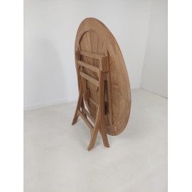 OUTLET Round garden table Matahari, teak