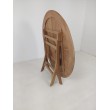 OUTLET Round garden table Matahari, teak