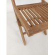 Folding garden chair with handle, Teak wood