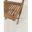 Folding garden chair with handle, Teak wood