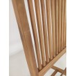 Folding garden chair with handle, Teak wood