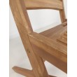 Folding garden chair with handle, Teak wood