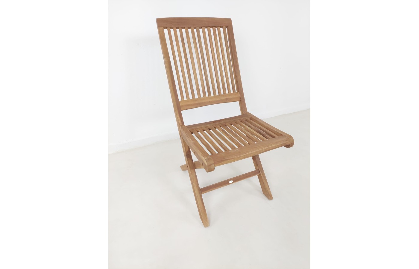 Folding garden chair with handle, Teak wood