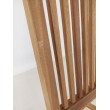 Folding garden chair with handle, Teak wood