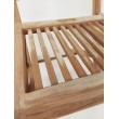 Folding garden chair with handle, Teak wood