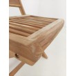 Folding garden chair with handle, Teak wood