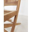 Folding garden chair with handle, Teak wood