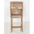 Folding garden chair with handle, Teak wood