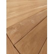 OUTLET Duży stół ogrodowy okrągły Matahari 150 cm, teak