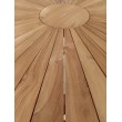 OUTLET Large round garden table Matahari 150 cm, teak