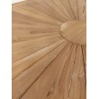 OUTLET Duży stół ogrodowy okrągły Matahari 150 cm, teak