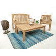 Teak garden coffee table