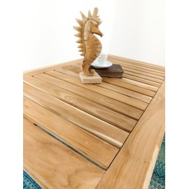 Teak garden coffee table