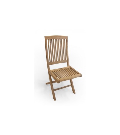 Folding garden chair with handle, Teak wood