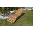 Teak garden sun lounger -Vave