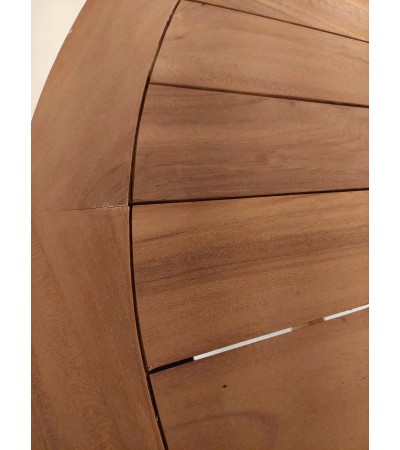 OUTLET Stół ogrodowy okrągły Matahari 120 cm,Teak, meble ogrodowe