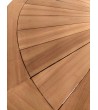 OUTLET Stół ogrodowy okrągły Matahari 120 cm,Teak, meble ogrodowe