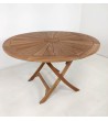 OUTLET Round garden table Matahari, teak