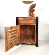 Chest of drawers, cabinet in aged wood, Teak