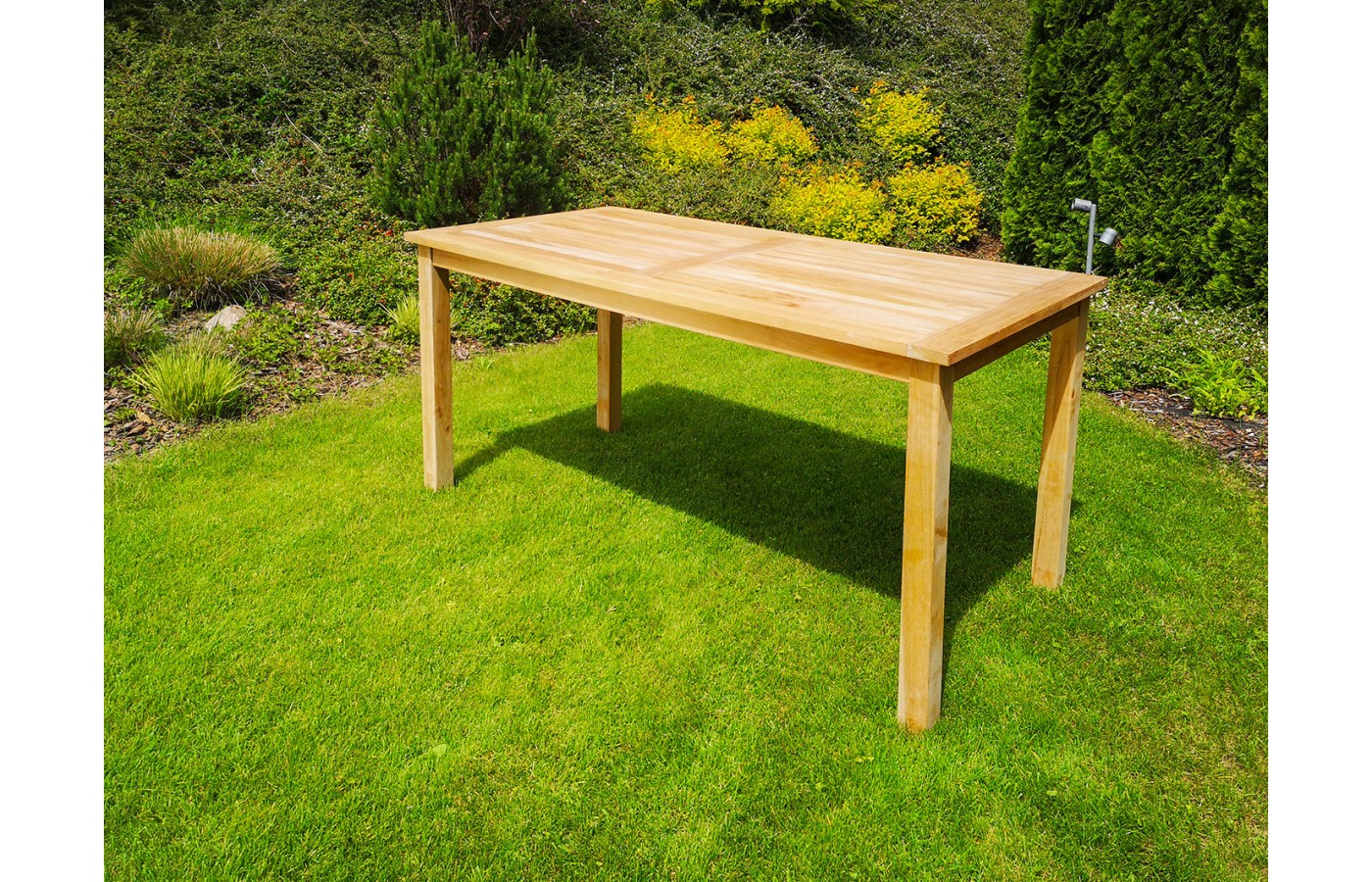 Rectangular garden table, Teak 200x90 cm