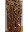 Oriental wall panel - Bamboo - Bali sculpture, suar wood