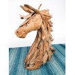 Horse Sculpture from reclaimed teak wood